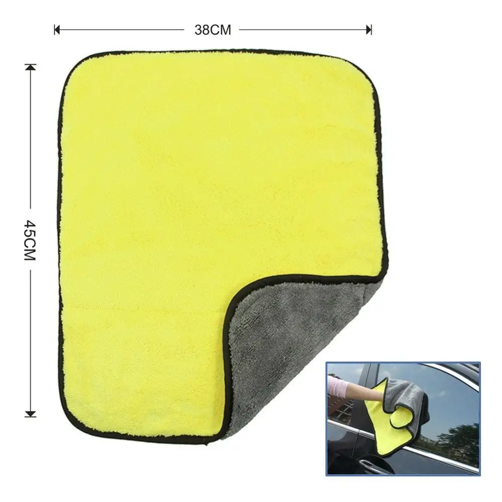 1pc Car Care Polishing Wash Towels Plush Microfiber Washing Drying Towel Strong Thick Plush Polyester Fiber Car Cleaning Cloth
1pc Car Care Polishing Wash Towels Plush Microfiber Washing Drying Towel Strong Thick Plush Polyester Fiber Car Cleaning Cloth