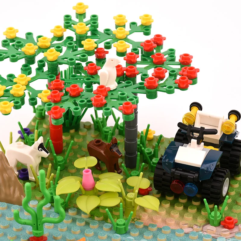 Wilderness Capture Operation View Animal Green Grass Jungle Bush Tree Plants Building Blocks DIY Assemble Compatible Baseplate
Wilderness Capture Operation View Animal Green Grass Jungle Bush Tree Plants Building Blocks DIY Assemble Compatible Baseplate