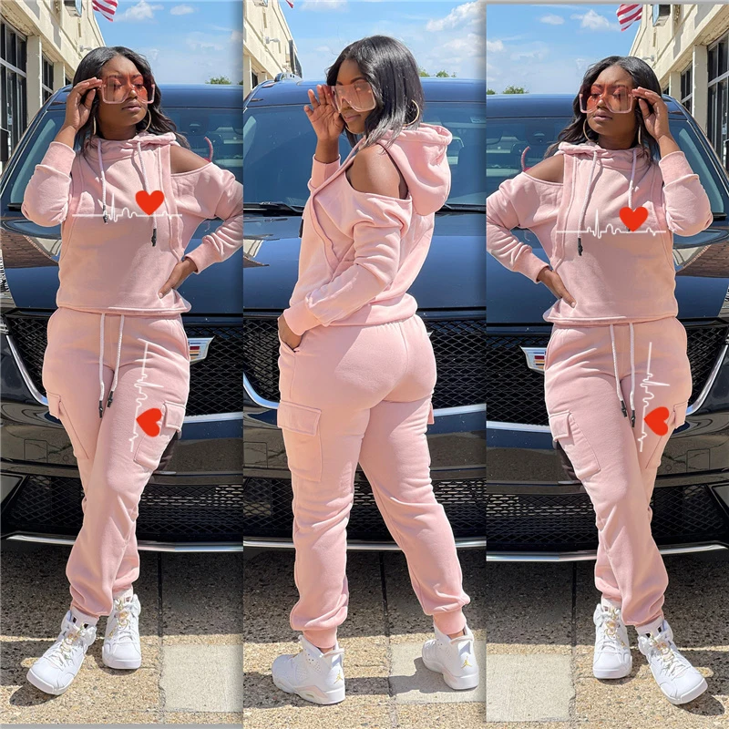 2021 New Sexy Strapless Women Sets Fashion Sporting Suit Fleece Print Hoodies +Sweatpants Casual 2 Piece Running Set Tracksuit
2021 New Sexy Strapless Women Sets Fashion Sporting Suit Fleece Print Hoodies +Sweatpants Casual 2 Piece Running Set Tracksuit