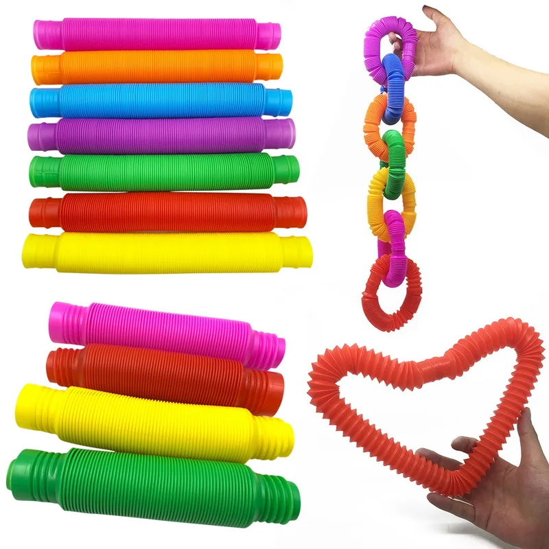 12pcs Pop Tubes Poppet Fidget Toy Anti Stress Sensory Squeeze Toys Plastic Telescopic Tube for Children Adult Stress Reliever
12pcs Pop Tubes Poppet Fidget Toy Anti Stress Sensory Squeeze Toys Plastic Telescopic Tube for Children Adult Stress Reliever