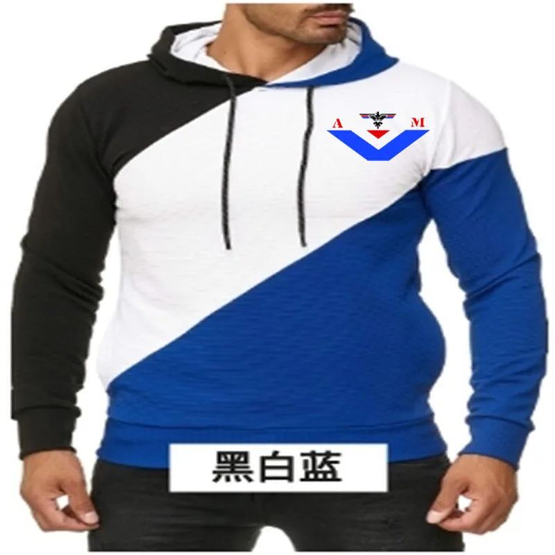 Personalized design fashion men's spring and autumn color matching pullover hooded long-sleeved hoody sportswear
Personalized design fashion men's spring and autumn color matching pullover hooded long-sleeved hoody sportswear