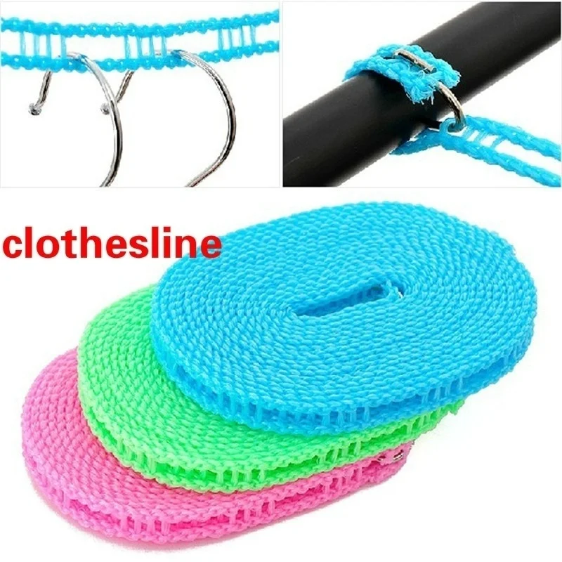 Lndoor Clothesline Outdoor Cloth Hanging Rope Home Storage 3 M 5M Clothes Dryer Non-slip Drying Rack Clothesline Washing Line
Lndoor Clothesline Outdoor Cloth Hanging Rope Home Storage 3 M 5M Clothes Dryer Non-slip Drying Rack Clothesline Washing Line