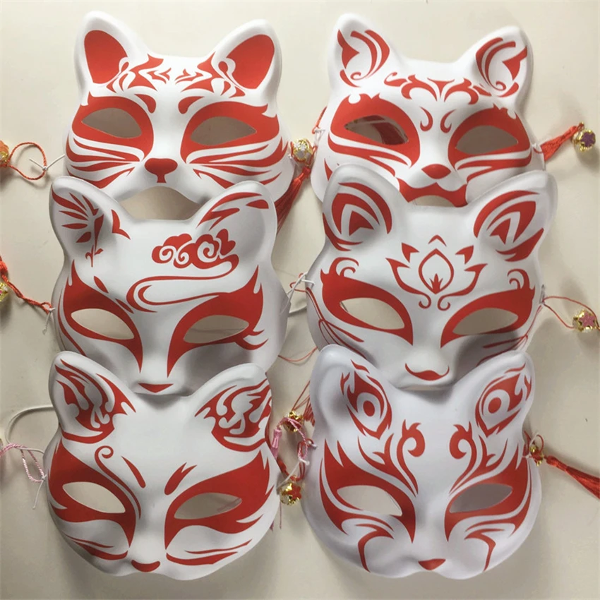 Fox Mask for Face Fashion Hand-painted Japanese Mask Half Face Mask Masquerade Festival Ball Kabuki Kitsune Masks Cosplay Prop
Fox Mask for Face Fashion Hand-painted Japanese Mask Half Face Mask Masquerade Festival Ball Kabuki Kitsune Masks Cosplay Prop