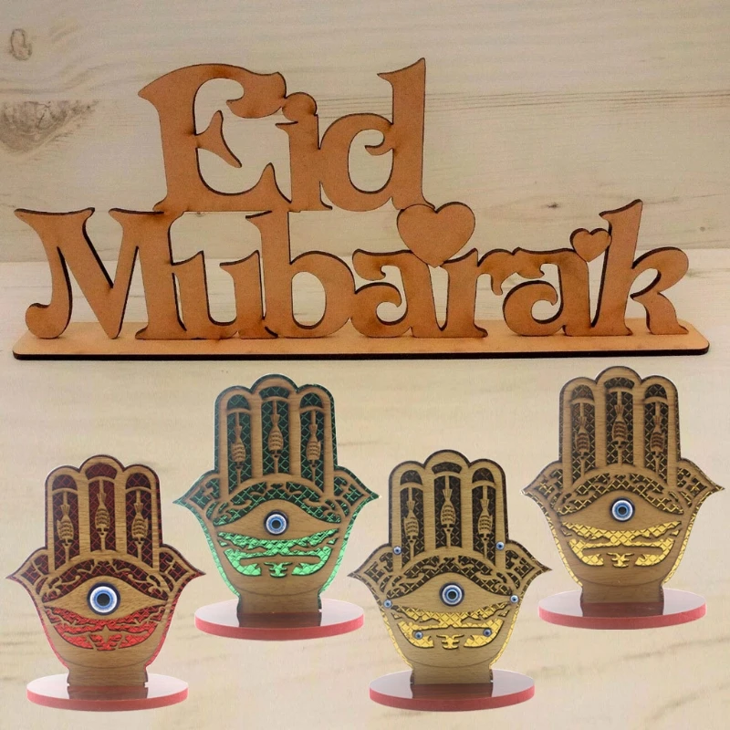 Eid Mubarak Table Decor Wooden Sign Desk DIY Crafts Kareem Gifts Islamic Ramadan Home Decor Party Decoration Supplies
Eid Mubarak Table Decor Wooden Sign Desk DIY Crafts Kareem Gifts Islamic Ramadan Home Decor Party Decoration Supplies