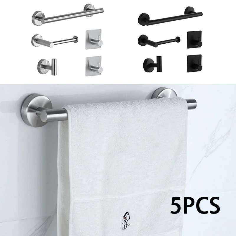 Stainless Steel Bathroom Hardware Set Mirror Chrome Polished Towel Rack Toilet Paper Holder Towel Bar Hook Bathroom Accessories
Stainless Steel Bathroom Hardware Set Mirror Chrome Polished Towel Rack Toilet Paper Holder Towel Bar Hook Bathroom Accessories