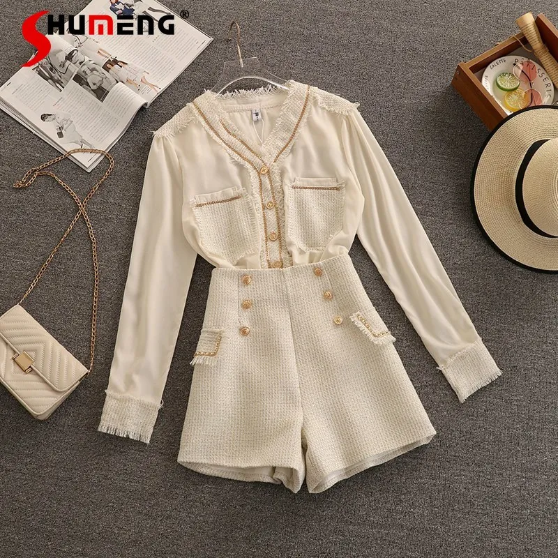 Новинка осени 2021, женская элегантная рубашка в стиле богини, Женская мода в западном стиле, Женский офисный костюм из двух предметов 
Новинка осени 2021, женская элегантная рубашка в стиле богини, Женская мода в западном стиле, Женский офисный костюм из двух предметов