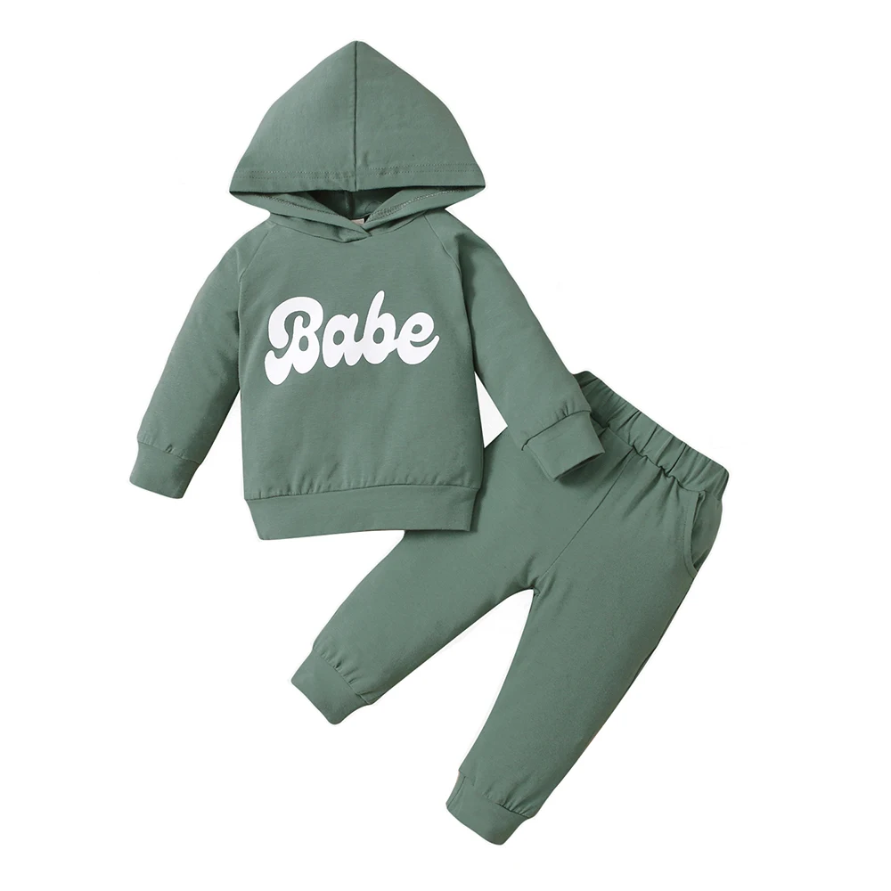 Newboen Baby Boys Girls Letter Print Long Sleeve Hoodie Casual Solid Pullover Cotton Hooded Spring Autumn Pants 2 Piece Set
Newboen Baby Boys Girls Letter Print Long Sleeve Hoodie Casual Solid Pullover Cotton Hooded Spring Autumn Pants 2 Piece Set