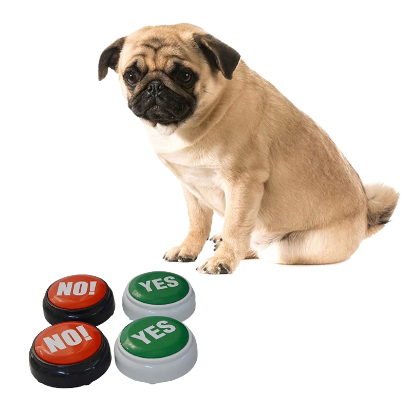 YES/NO Sound Buttons Pet Toy Training Bell Pet Dog Cat Food Feeder Interactive IQ Training Supplies Game Toy Dogs Accessories
YES/NO Sound Buttons Pet Toy Training Bell Pet Dog Cat Food Feeder Interactive IQ Training Supplies Game Toy Dogs Accessories
