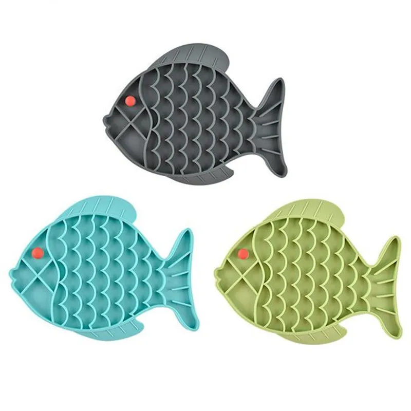 Pet Dog Feeding Food Bowls Puppy FIsh Silicone Pad Licking Plate Slow Down Eating Feeder Dish Bowl Prevent Obesity Pet Dogs Sup
Pet Dog Feeding Food Bowls Puppy FIsh Silicone Pad Licking Plate Slow Down Eating Feeder Dish Bowl Prevent Obesity Pet Dogs Sup