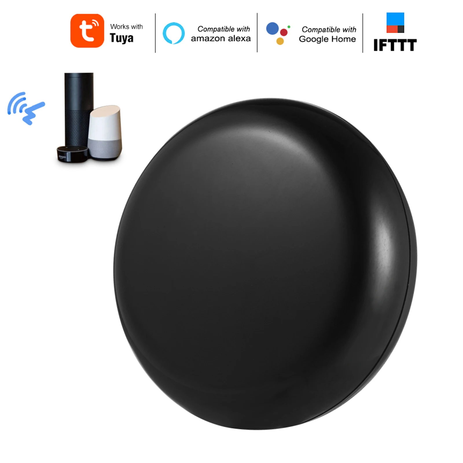 ИК-пульт дистанционного управления для умного дома, Wi-Fi, совместим с Alexa Google Assistant
ИК-пульт дистанционного управления для умного дома, Wi-Fi, совместим с Alexa Google Assistant