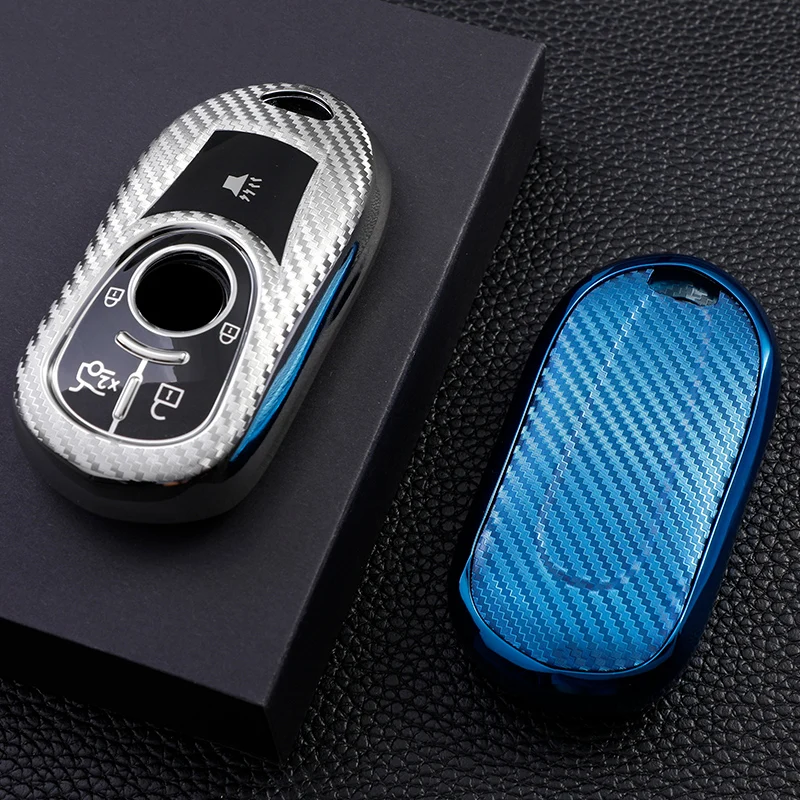 TPU Carbon Fiber 5/6 Car Key Case Cover Bag Fob Shell Keychain for Buick Encore Envision NEW La Crosse Weilang Key Protector
TPU Carbon Fiber 5/6 Car Key Case Cover Bag Fob Shell Keychain for Buick Encore Envision NEW La Crosse Weilang Key Protector