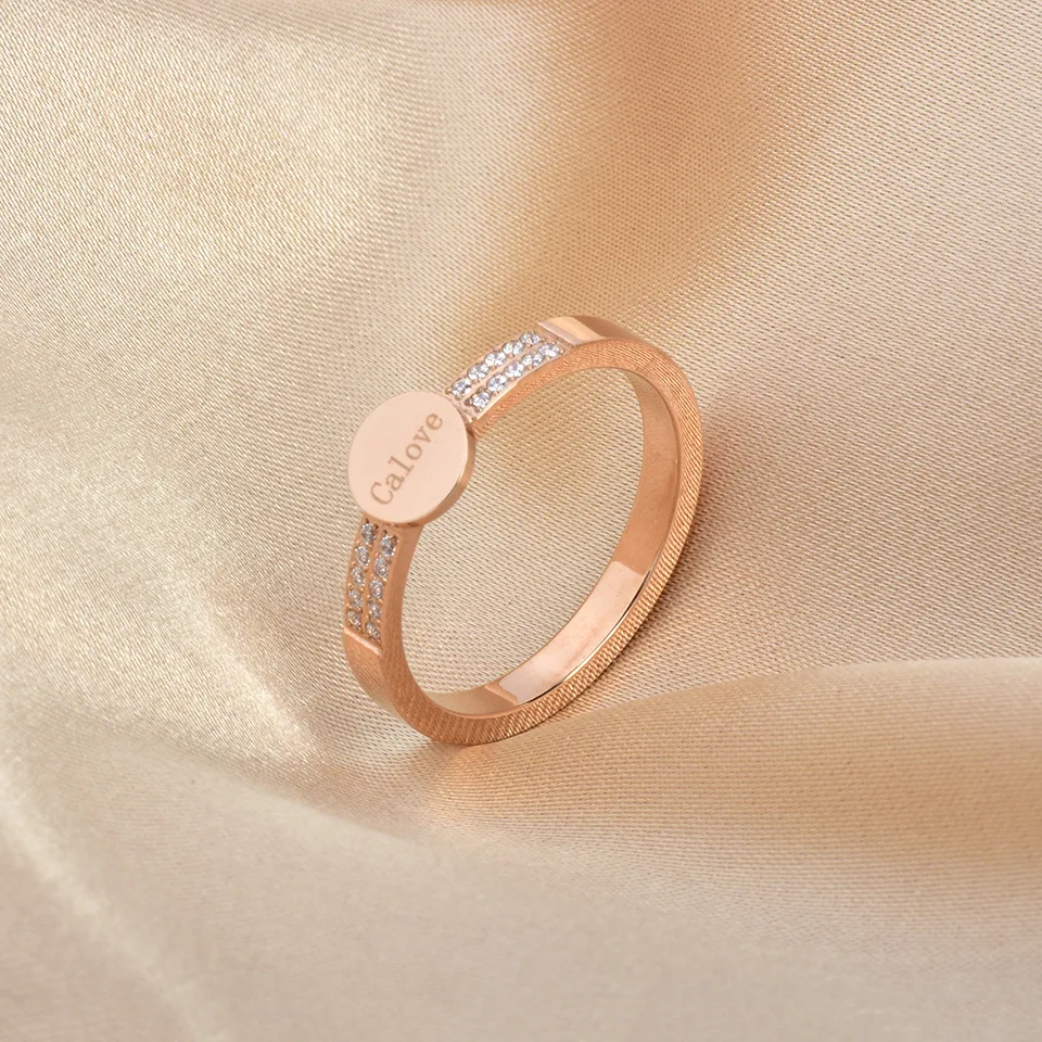 Graceful Personality Rose Gold Small round Brand English Letters Fashion Fashionmonger Diamond-Studded Ring Ornament Wholesale
Graceful Personality Rose Gold Small round Brand English Letters Fashion Fashionmonger Diamond-Studded Ring Ornament Wholesale