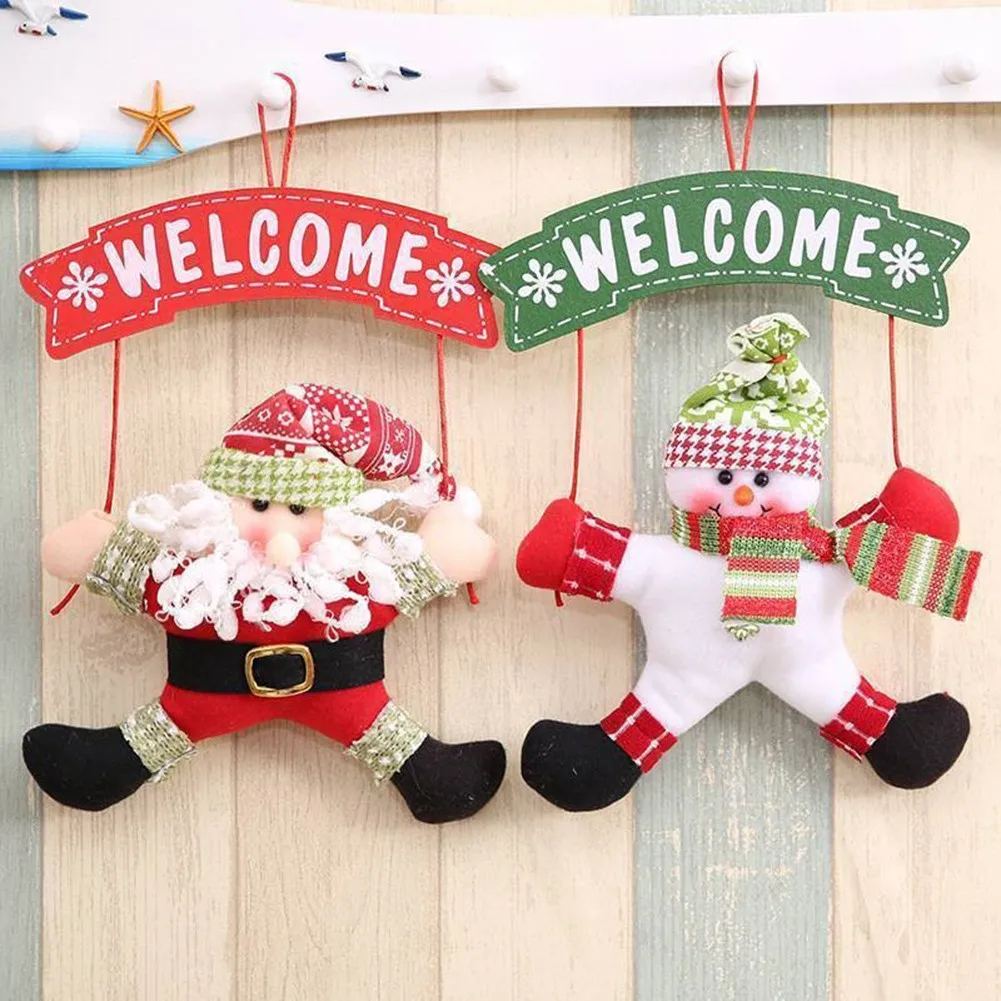 Christmas Cute Santa Claus Snowman Door Hanging Christmas Tree Home Decor Ornaments Xmas Gift New Year Pendant Decoration
Christmas Cute Santa Claus Snowman Door Hanging Christmas Tree Home Decor Ornaments Xmas Gift New Year Pendant Decoration