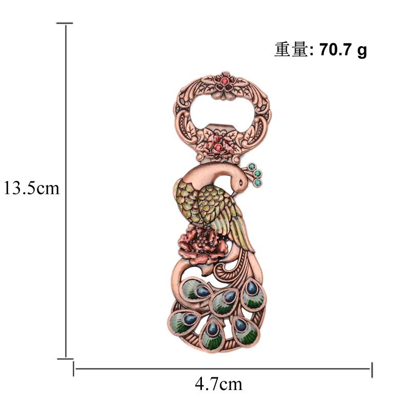 Rose Peacock Beer Bottle Opener Russian European Style Beer Bottle Opener Kitchen Accessories Small Gift
Rose Peacock Beer Bottle Opener Russian European Style Beer Bottle Opener Kitchen Accessories Small Gift