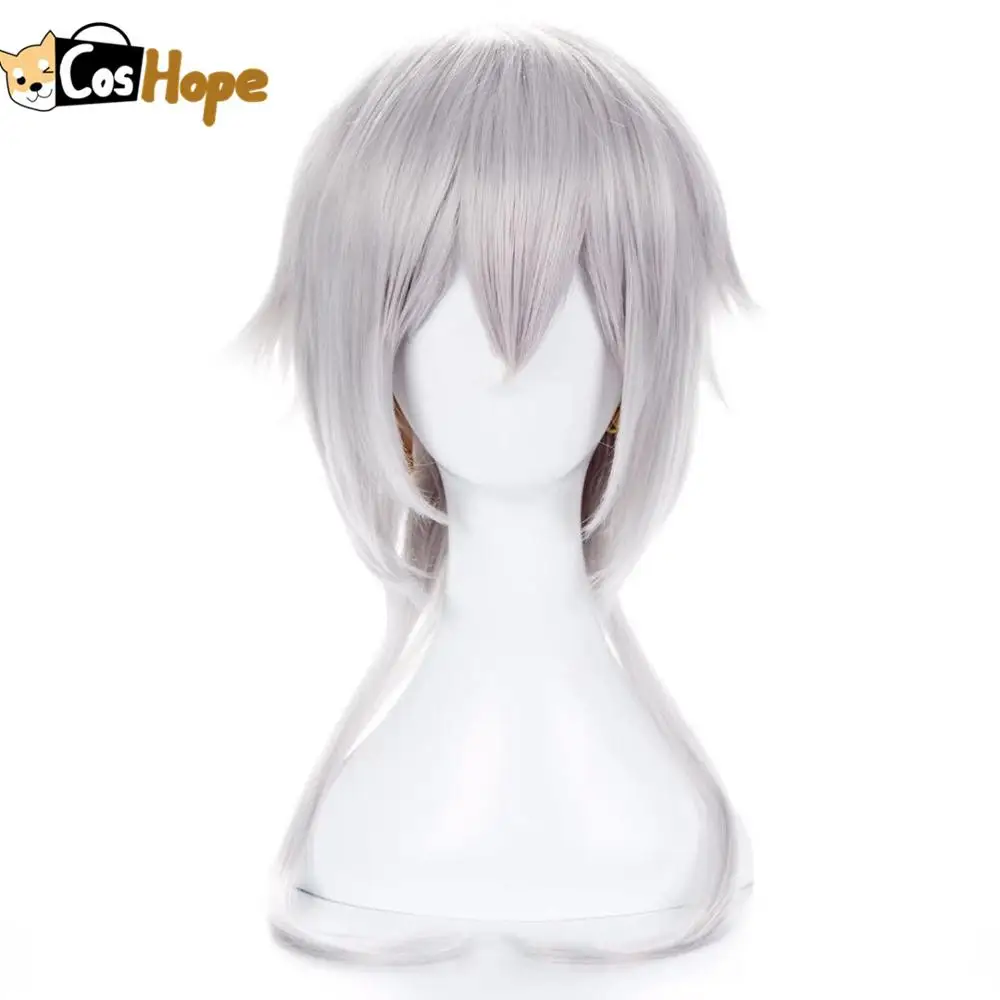 Touken Ranbu Cosplay Tsurumaru Kuninaga Men Silver Wig Anime Heat Resistant Synthetic Wigs |