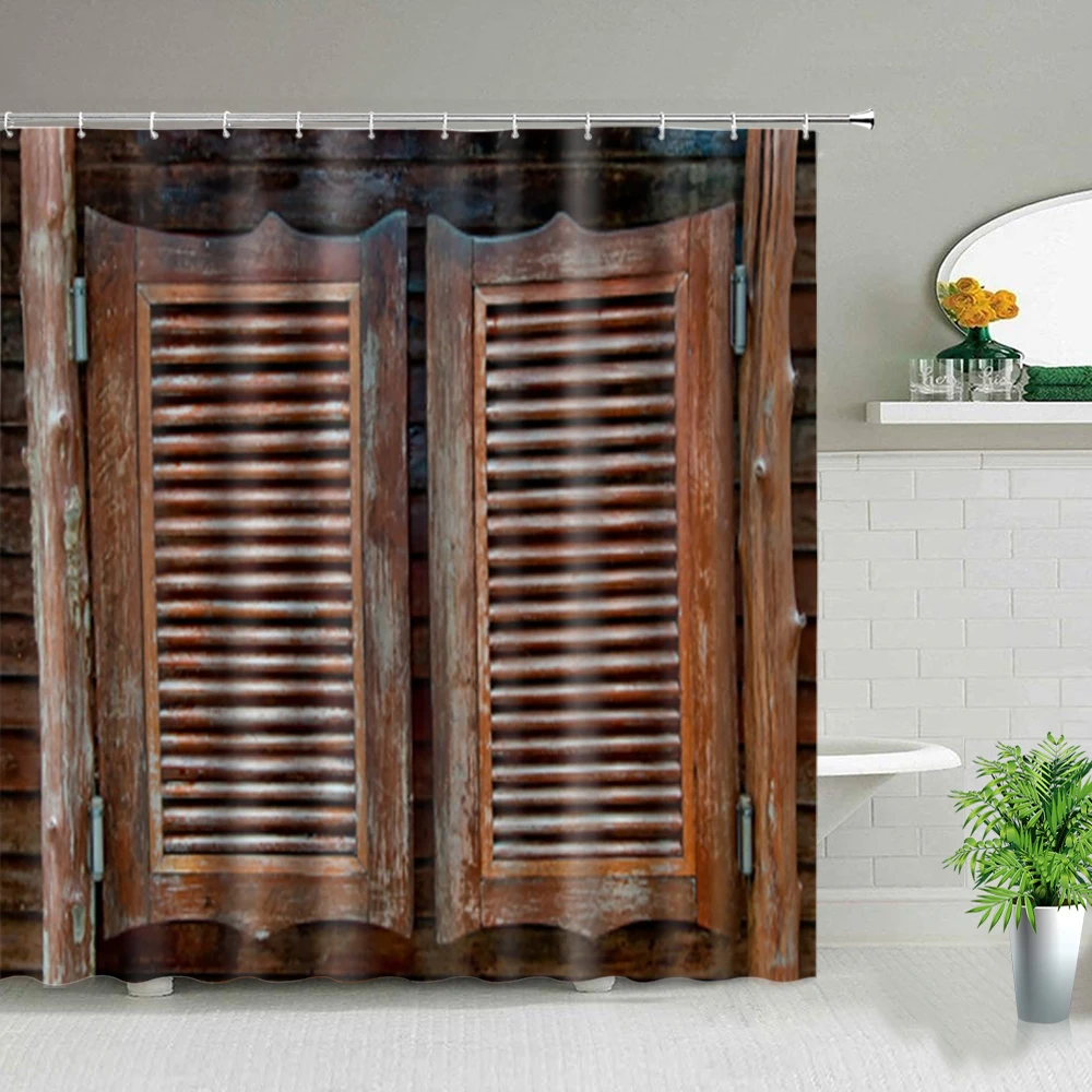 Old Vintage Wood Door Shower Curtain Retro Printed Waterproof Fabric Bath Curtains Bathroom Decor Background Wall Decoration
Old Vintage Wood Door Shower Curtain Retro Printed Waterproof Fabric Bath Curtains Bathroom Decor Background Wall Decoration