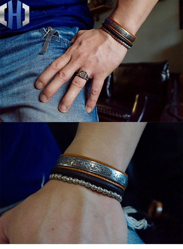 Original Design 925 Sterling Silver Bracelet Vintage Engraved Couple Bracelet EDC Bracelet
Original Design 925 Sterling Silver Bracelet Vintage Engraved Couple Bracelet EDC Bracelet