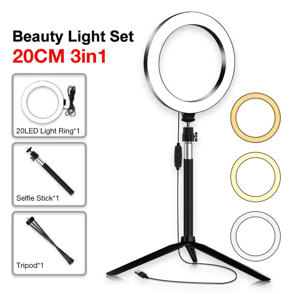 7W Ring Light Detachable Portable Multi-function Fill Light Dimmable Beauty Selfie Lamp for Cell Phone Tablet
7W Ring Light Detachable Portable Multi-function Fill Light Dimmable Beauty Selfie Lamp for Cell Phone Tablet