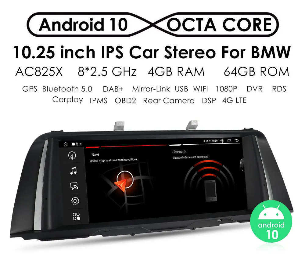 2DIN 8 Core Android Auto Car Radio for BMW 5 F10 520i 525i 528i F11 2011 - 2012 CIC Car Stereo Autoradio Video Multimedia Player
2DIN 8 Core Android Auto Car Radio for BMW 5 F10 520i 525i 528i F11 2011 - 2012 CIC Car Stereo Autoradio Video Multimedia Player