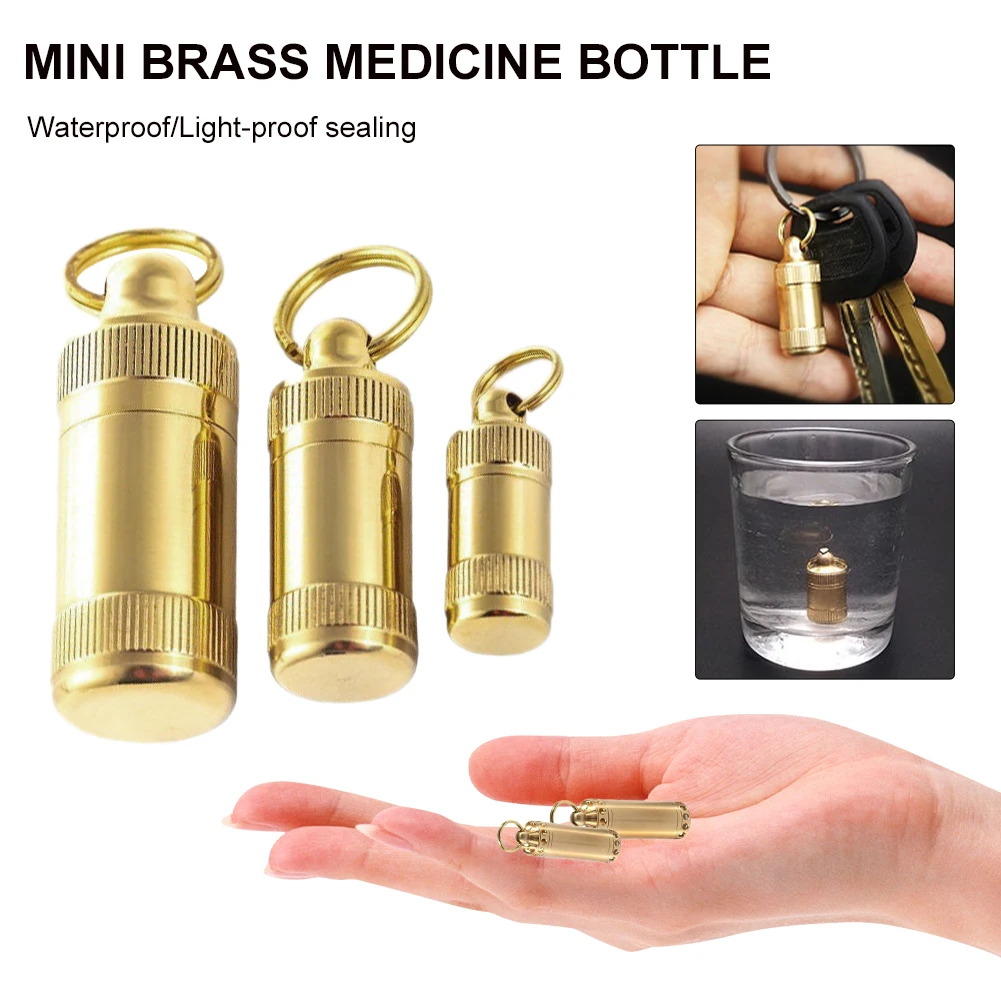 Mini Pill Box Keychain Waterproof Portable Pocket Pill Case Container Medicine Bottle for Outdoor Travel Camping Emergency
Mini Pill Box Keychain Waterproof Portable Pocket Pill Case Container Medicine Bottle for Outdoor Travel Camping Emergency