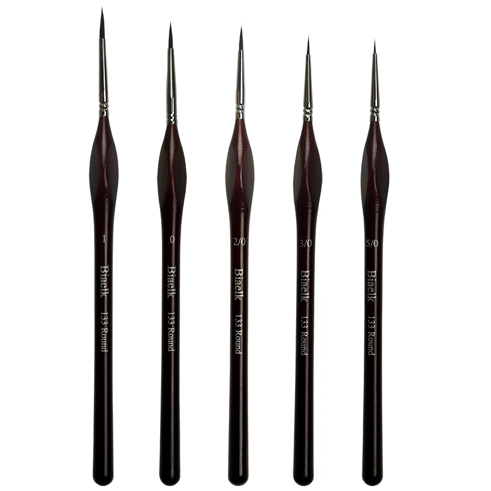5PC/Set 133Round High Quality Squirrel Mix Hair Wooden Handle Watercolor Artist Art Supplies Paint Brush
5PC/Set 133Round High Quality Squirrel Mix Hair Wooden Handle Watercolor Artist Art Supplies Paint Brush