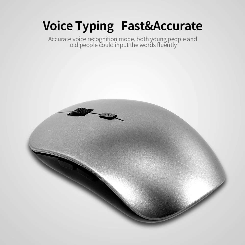 X12 AI Intelligent Voice Mouse 2.4G Wireless Silent Office Mouse 1000DPI Voice Typing/Translation Mouse for Win7/8/10/XP/Mac
X12 AI Intelligent Voice Mouse 2.4G Wireless Silent Office Mouse 1000DPI Voice Typing/Translation Mouse for Win7/8/10/XP/Mac