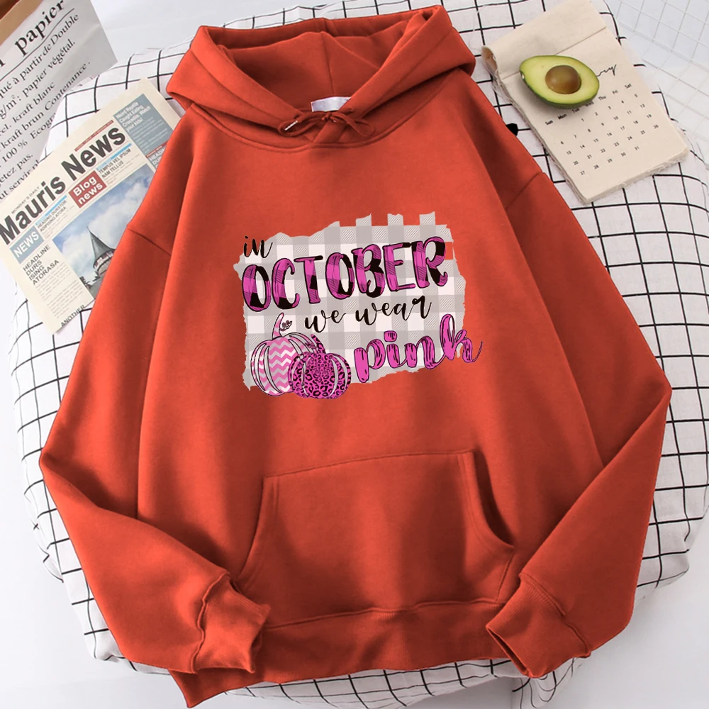 In October We Wear Pink Printing Women Hoody ColdProof Brand Clothes Loose Essentials Sweatshirt Thick Winter Female Hooded
In October We Wear Pink Printing Women Hoody ColdProof Brand Clothes Loose Essentials Sweatshirt Thick Winter Female Hooded