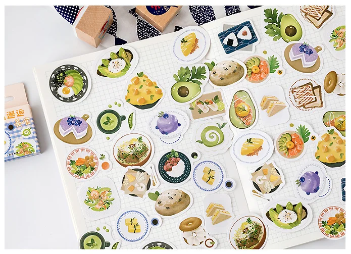 46pcs/box cute School Students Diary Meet Food Series Decoration Sticker Office Animal Stickers (ss-386)
46pcs/box cute School Students Diary Meet Food Series Decoration Sticker Office Animal Stickers (ss-386)