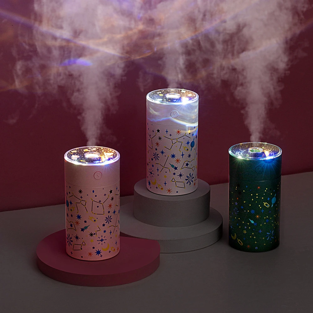 250ml Starry Sky Projection USB Air Humidifier Ultrasonic Mist Maker Air Purifier for Home Car Mini Portable Aroma Diffuser
250ml Starry Sky Projection USB Air Humidifier Ultrasonic Mist Maker Air Purifier for Home Car Mini Portable Aroma Diffuser