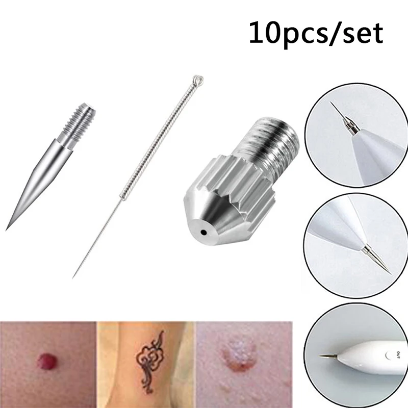 10pcs Facial Beauty Skin Dark Spot Remover Mole Spot Removal Pen Needles For Laser Plasma Pen Tattoo Removal Pen Accessories
10pcs Facial Beauty Skin Dark Spot Remover Mole Spot Removal Pen Needles For Laser Plasma Pen Tattoo Removal Pen Accessories