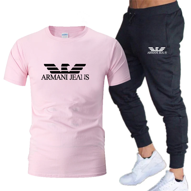 2021 spring and summer men's cotton T-shirt + pants suit, brand fitness sportswear, casual street fashion jogging suit
2021 spring and summer men's cotton T-shirt + pants suit, brand fitness sportswear, casual street fashion jogging suit