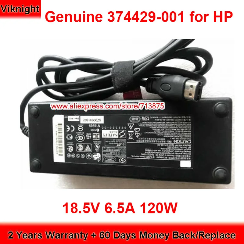 Genuine 374429-001 18.5V 6.5A 120W AC Adapter for HP Pavilion zv6148ea zv6010us R4115US R4125CA Laptop Power Supply
Genuine 374429-001 18.5V 6.5A 120W AC Adapter for HP Pavilion zv6148ea zv6010us R4115US R4125CA Laptop Power Supply