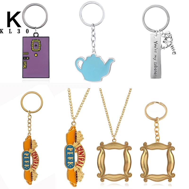 TV Friends Central Perk Coffee Time Keychain Figure Monica's Double Side Door Pendants Metal Keyring Good Friends Jewelry Gift
TV Friends Central Perk Coffee Time Keychain Figure Monica's Double Side Door Pendants Metal Keyring Good Friends Jewelry Gift