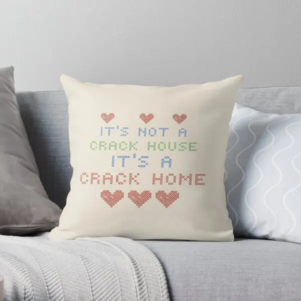 ITS NOT A CRACK HOUSE ITS A CRACK HOME Soft Throw Pillow Cover Print Pillow Case Waist Cushion Cover Pillows NOT Included
ITS NOT A CRACK HOUSE ITS A CRACK HOME Soft Throw Pillow Cover Print Pillow Case Waist Cushion Cover Pillows NOT Included