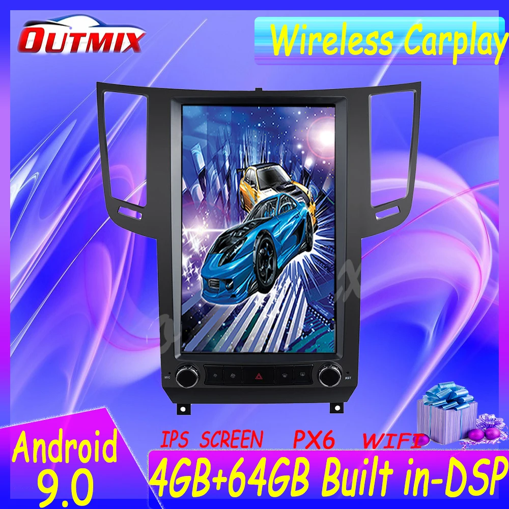 13.6 Inch Vertical Screen Android 9.0 Car Multimedia Player For Infiniti FX FX25 FX35 FX37 Qx70 GPS Navi Radio Stereo Head Unit
13.6 Inch Vertical Screen Android 9.0 Car Multimedia Player For Infiniti FX FX25 FX35 FX37 Qx70 GPS Navi Radio Stereo Head Unit