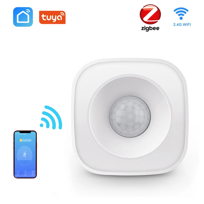 Smart WiFi PIR Motion Sensor Zigbee Human Body Sensor Detector Home Alarm System Smart PIR Motion Sensor Tuya Smart With IFTTT
Smart WiFi PIR Motion Sensor Zigbee Human Body Sensor Detector Home Alarm System Smart PIR Motion Sensor Tuya Smart With IFTTT