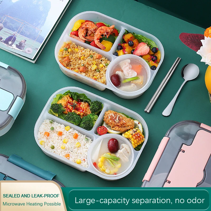 Kids Lunch Box Portable Leak-Proof Food Container Storage Plastic Microwave Bento Box For Children Fruit Salad Food Box
Kids Lunch Box Portable Leak-Proof Food Container Storage Plastic Microwave Bento Box For Children Fruit Salad Food Box