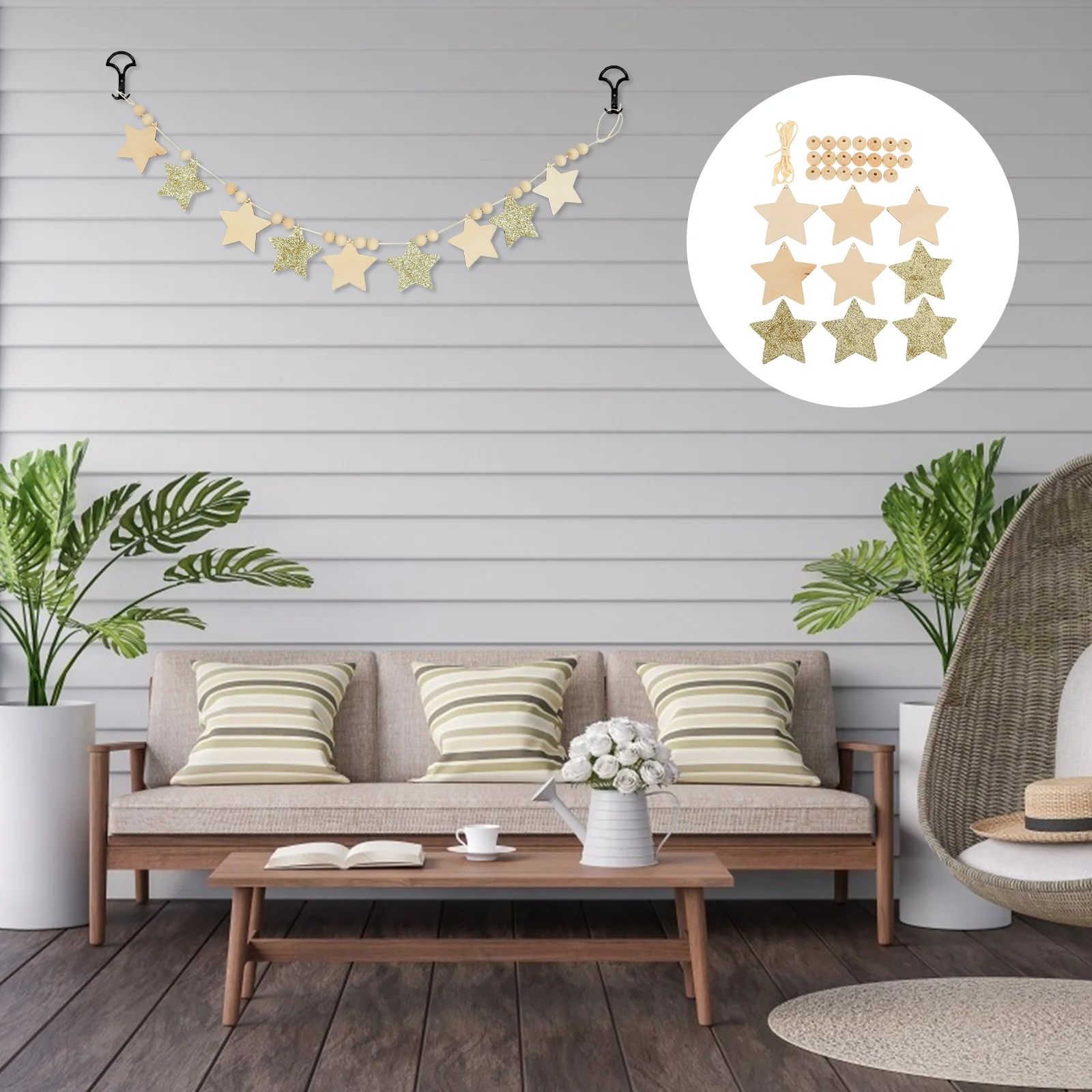1 Set Wooden Loose Beads Diy Bedroom Room Divider Curtain Spacer Beaded Banner
1 Set Wooden Loose Beads Diy Bedroom Room Divider Curtain Spacer Beaded Banner