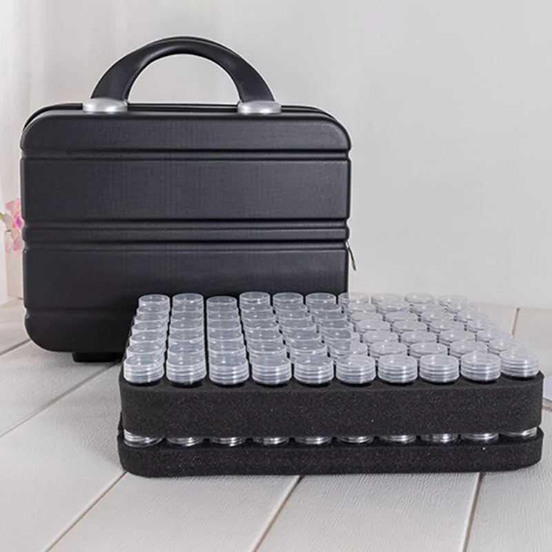 140-Slot Diamond Painting Accessories Storage Box DIY Diamond Embroidery Tools Beads Storage Container Jar Zippered Case
140-Slot Diamond Painting Accessories Storage Box DIY Diamond Embroidery Tools Beads Storage Container Jar Zippered Case