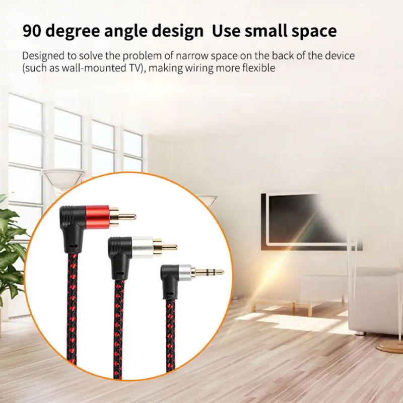 High Quality Preparation Double Elbow 3.5 One Point Two Audio Cable 3.5 Turn Double Lotus Computer Speaker Cable 2RCA 5m . X
High Quality Preparation Double Elbow 3.5 One Point Two Audio Cable 3.5 Turn Double Lotus Computer Speaker Cable 2RCA 5m . X