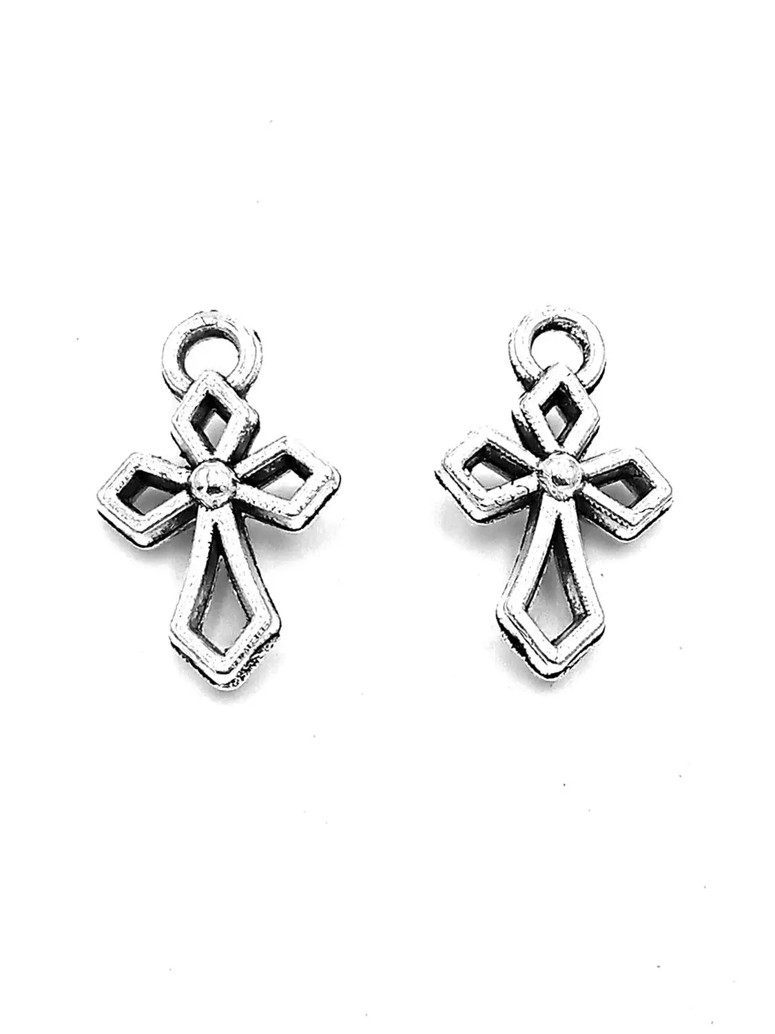 50pcs Cross charms pendant 17x10mm antique silver ornament accessories jewelry making DIY base material
50pcs Cross charms pendant 17x10mm antique silver ornament accessories jewelry making DIY base material