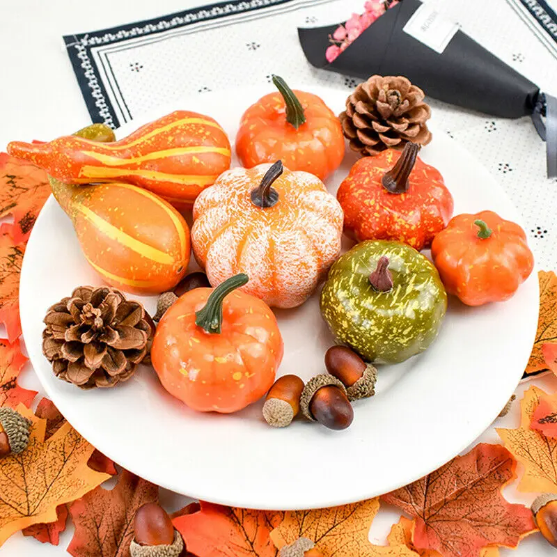 Mini Artificial Pumpkin Leaves Halloween Pumpkin Fake Simulation Vegetable Happy Halloween Decoration For Home Halloween Props
Mini Artificial Pumpkin Leaves Halloween Pumpkin Fake Simulation Vegetable Happy Halloween Decoration For Home Halloween Props