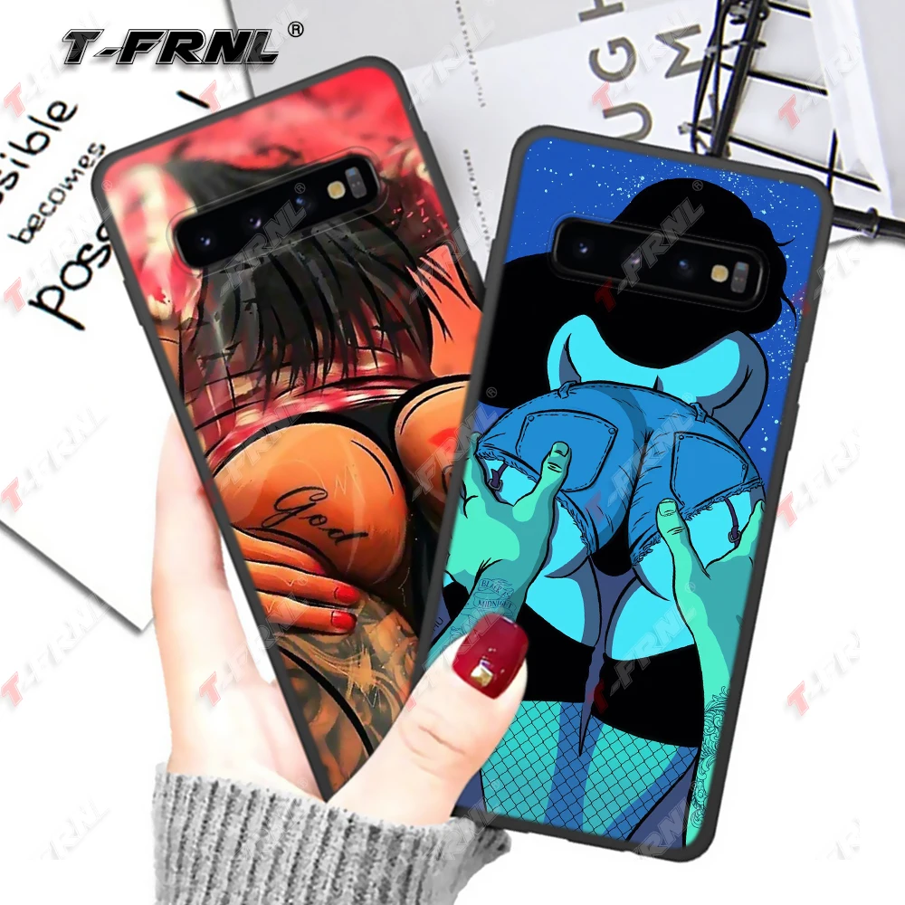 Чехол для Samsung Galaxy S10 чехол с забавной девушкой S7 edge S8 S9 S10e 20 Plus Ультратонкий A21S A51