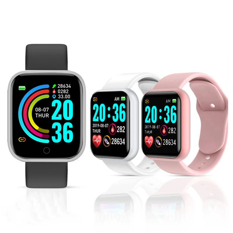 Smart Watch Women Men Sport Bluetooth Smart Band Heart Rate Monitor Blood Pressure Fitness Tracker Bracelet for Android IOS Y68
Smart Watch Women Men Sport Bluetooth Smart Band Heart Rate Monitor Blood Pressure Fitness Tracker Bracelet for Android IOS Y68