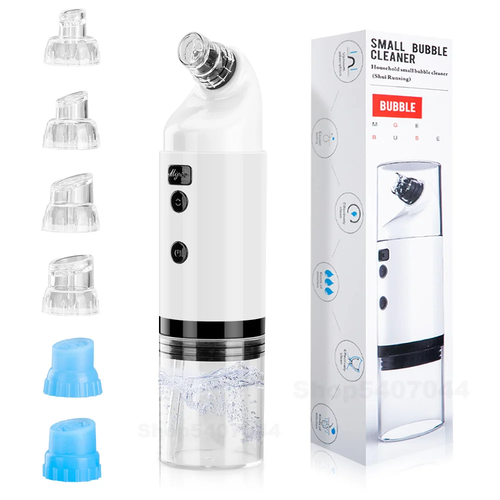 LED Small Bubble Blackhead Remover Vacuum Suction Face Nose Deep Pore Pimple Water Cycling Electric SPA Facial Cleanser
LED Small Bubble Blackhead Remover Vacuum Suction Face Nose Deep Pore Pimple Water Cycling Electric SPA Facial Cleanser
