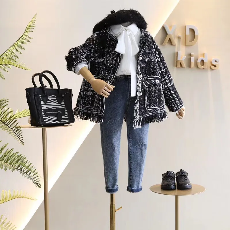 Outerwear Coat Jacket O-neck Collar Single Breasted Solid Regular Cotton New Fashion Simple Cute Cool Spring Autumn Girls
Outerwear Coat Jacket O-neck Collar Single Breasted Solid Regular Cotton New Fashion Simple Cute Cool Spring Autumn Girls