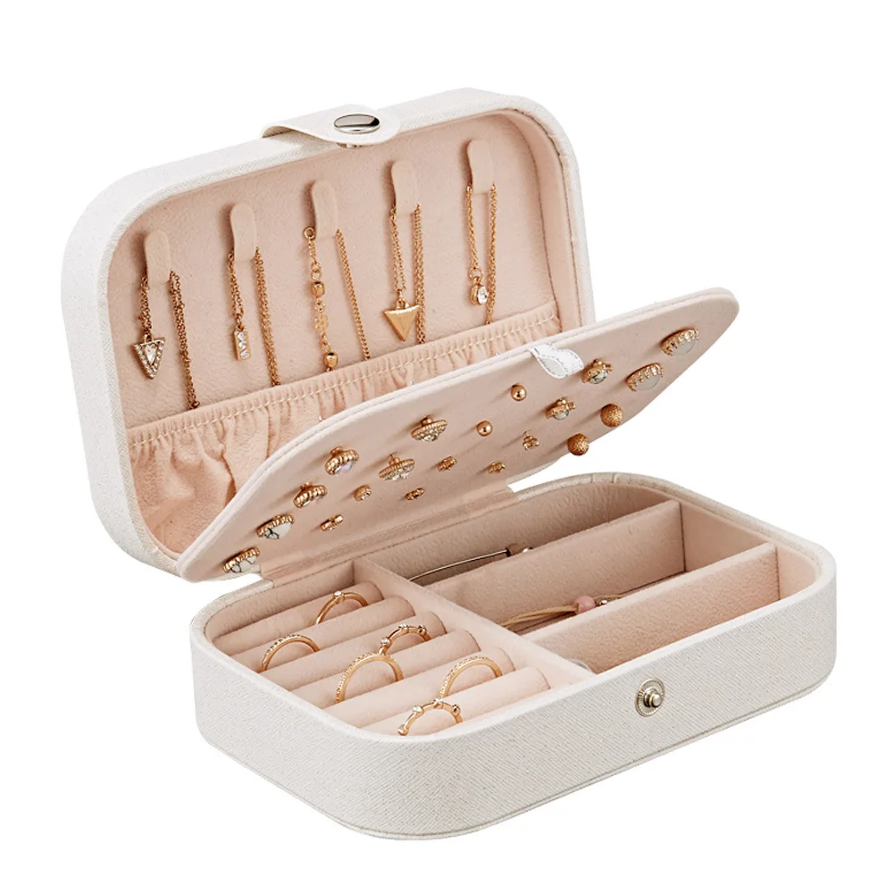 2021 Portable Jewelry Box Jewelry Organizer Display Travel Jewelry Case Boxes Button Leather Storage Zipper Jewelers Joyero
2021 Portable Jewelry Box Jewelry Organizer Display Travel Jewelry Case Boxes Button Leather Storage Zipper Jewelers Joyero