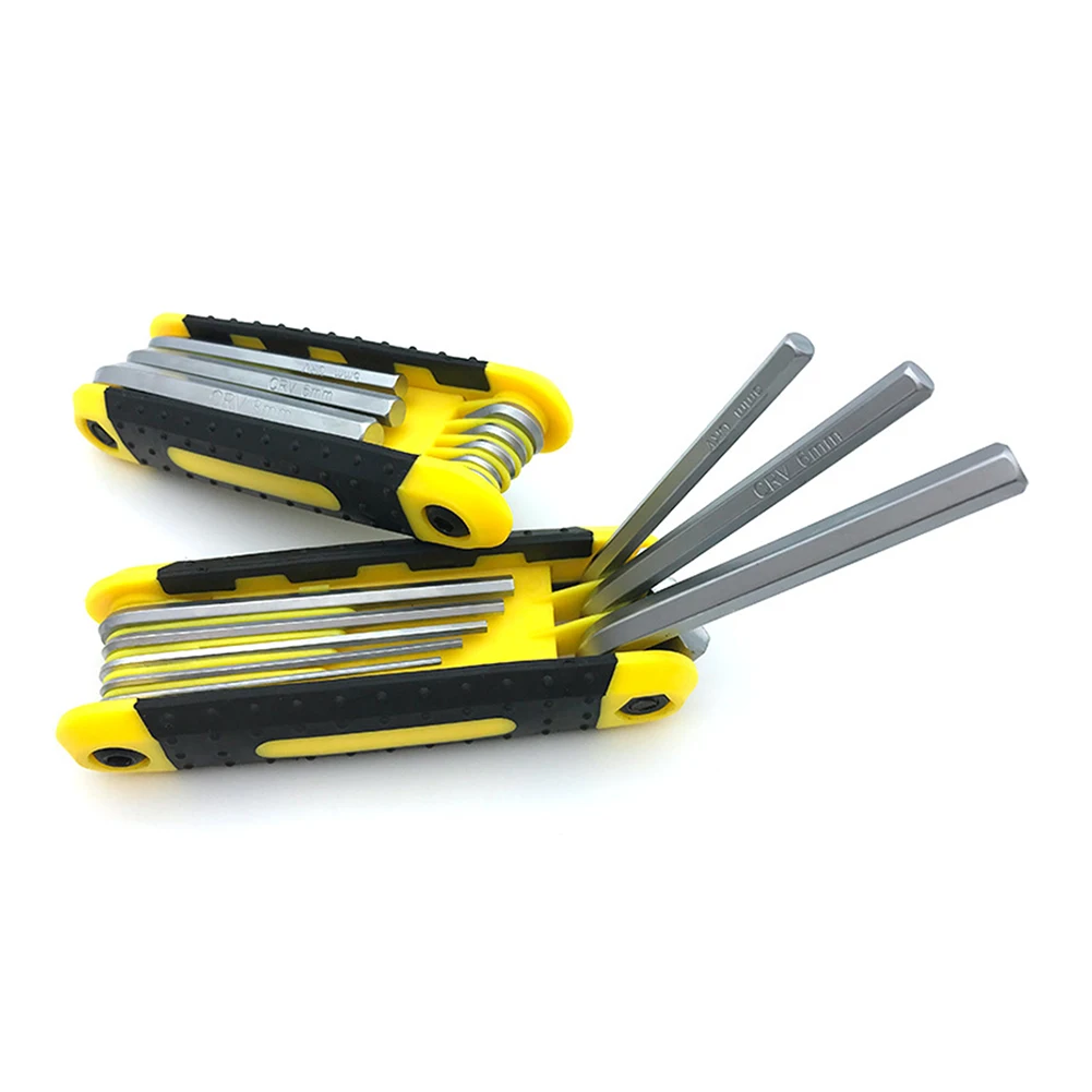 7 in 1 Folding Hexagonal Wrench Kit Multifunctional DIY Chrome Vanadium Steel Screwdriver Repair Tools Maintenance Supplies
7 in 1 Folding Hexagonal Wrench Kit Multifunctional DIY Chrome Vanadium Steel Screwdriver Repair Tools Maintenance Supplies