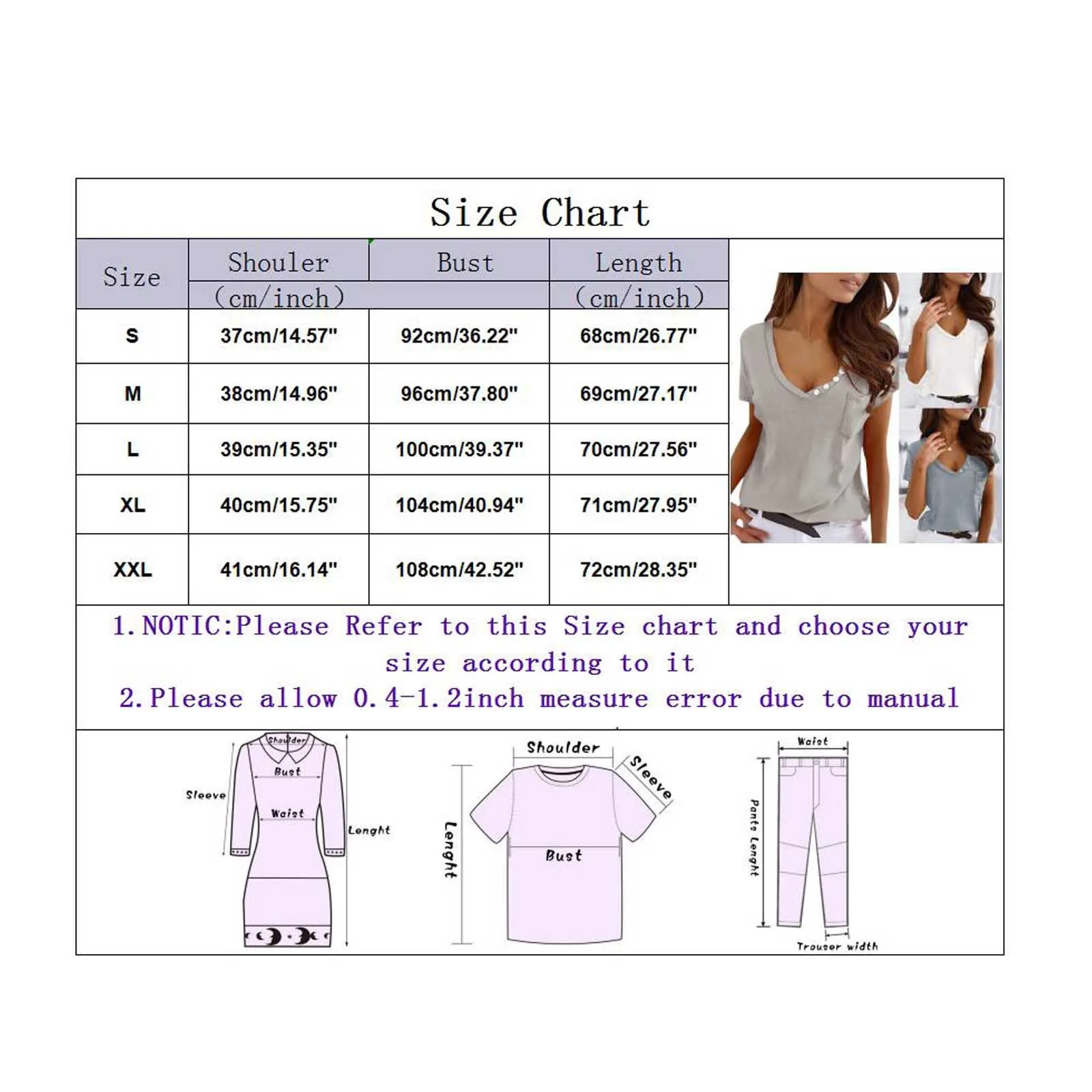 Summer Plus Size Harajuku Oversized T Shirt Women's Kawaii Casual Solid Button V-neck Loose Short Sleeve T-shirt Top
Summer Plus Size Harajuku Oversized T Shirt Women's Kawaii Casual Solid Button V-neck Loose Short Sleeve T-shirt Top