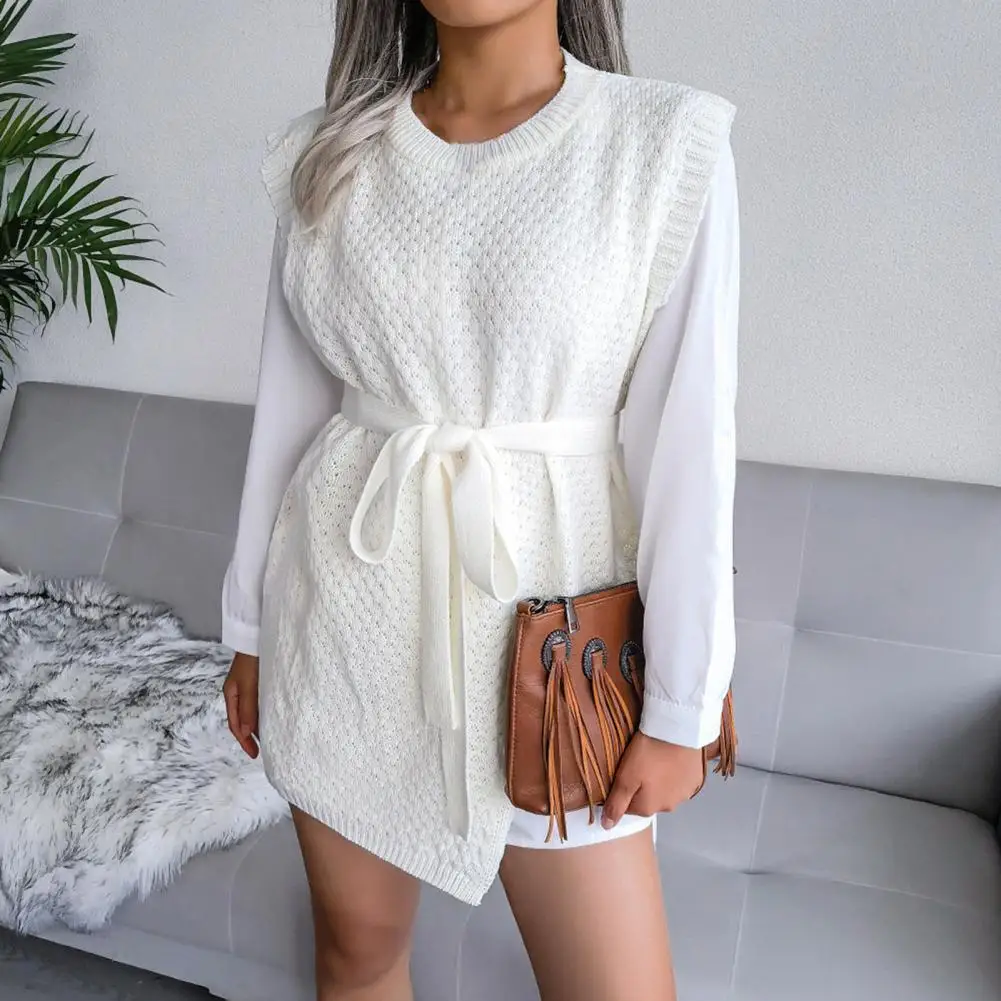 Lady Waistcoat Round Neck Sweet Sleeveless Casual Women Vest Women Vest for School 
Lady Waistcoat Round Neck Sweet Sleeveless Casual Women Vest Women Vest for School
